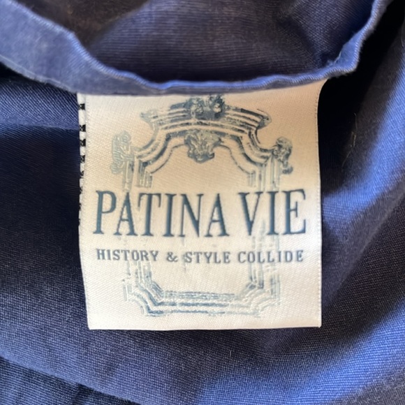 Patina Vie pillow sham. Anthropologie. Marseilles print - Picture 2 of 5